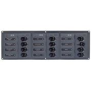 BEP Trennschalter-Panel DC 12V, 12-fach, horizonta