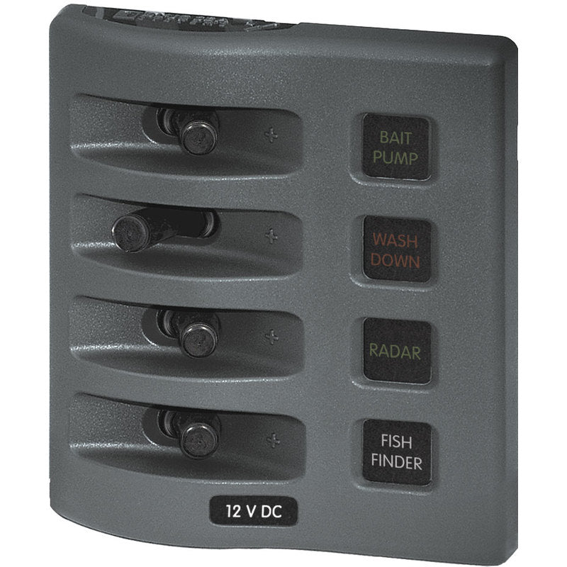 Blue Sea WeatherDeck® 12 V DC , 4 Positionen