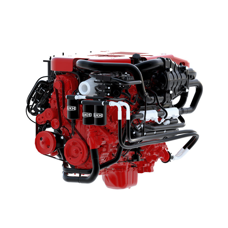 BUKH A/S Motor V8P-400 mit AK Jet (Bobtail)