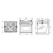 Eno Force10  5.flammiger American Standard Kocher
