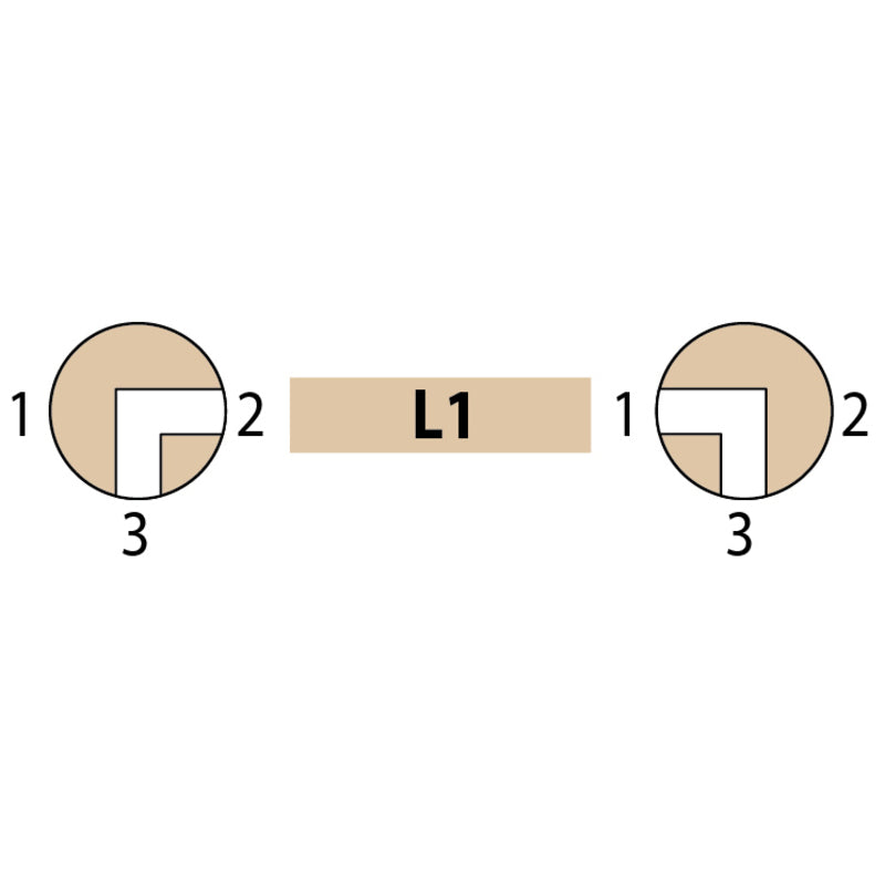 Guidi 3-Wege-Kugelhahn 'L' - G 1/2''