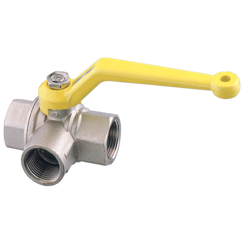 Guidi 3-Wege-Kugelhahn 'T' - G 3/8''