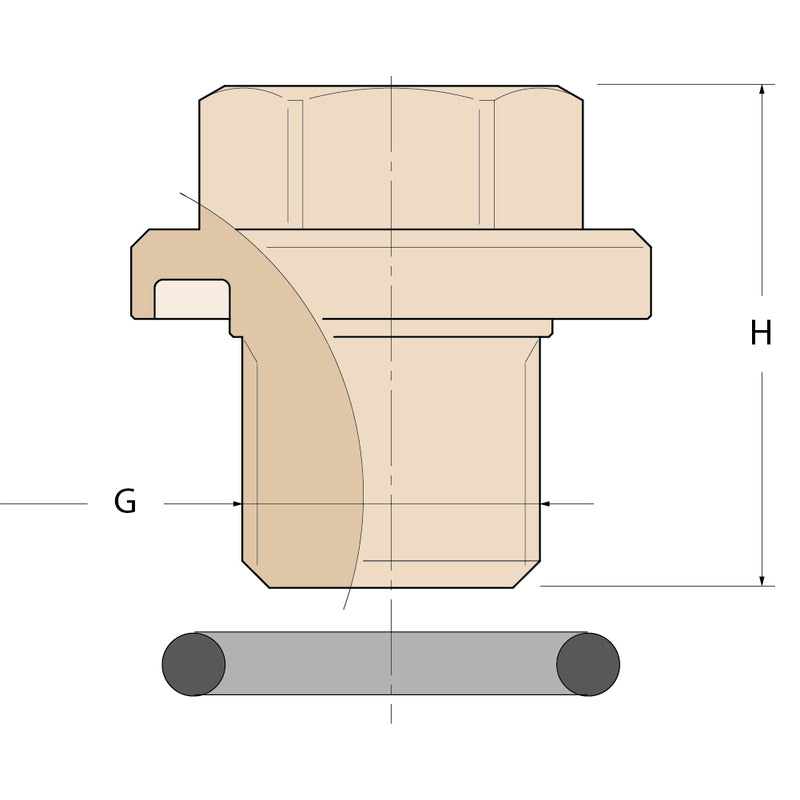 Guidi Ablassschraube - 1/2“