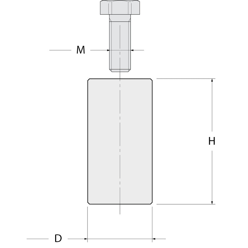 Guidi Anode+Sechskantschraube