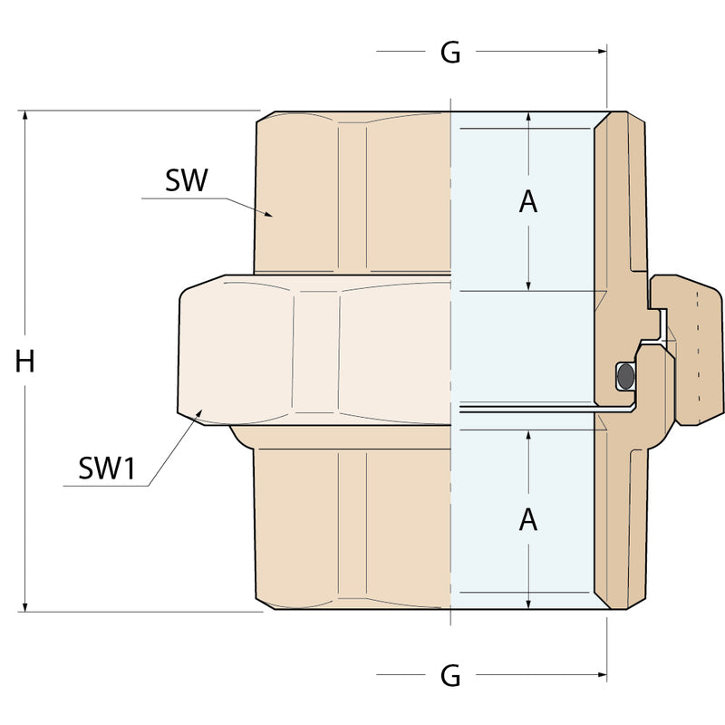 Guidi Düse-FF konisch - G 1/8''