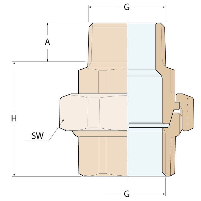 Guidi Düse-MF konisch - G 3/8''