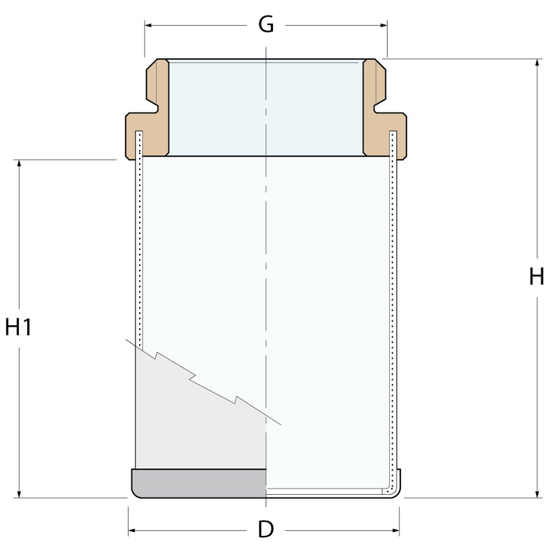 Guidi Edelstahlfilter für Bodenventil - G 2''1/2