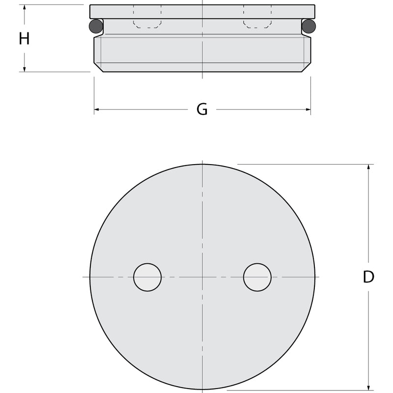 Guidi Ersatzkappe für Einfüllstutzen - G 3''1/2