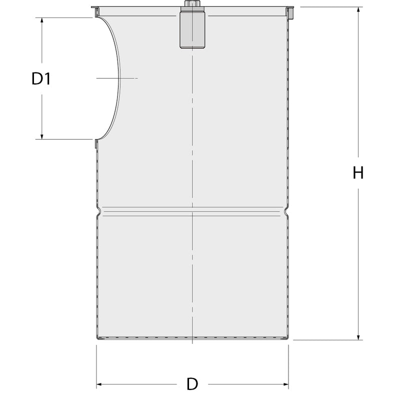 Guidi Filterkorb mit Zink