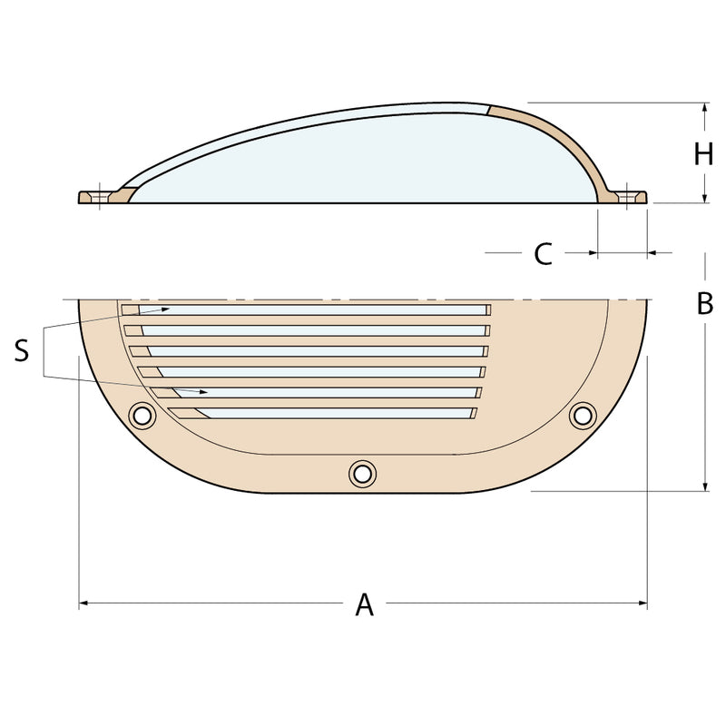 Guidi Gefräste eckige Kappe - 3''