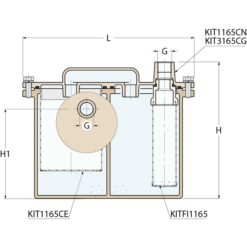 Guidi Kraftstofffilter - G 3/4''