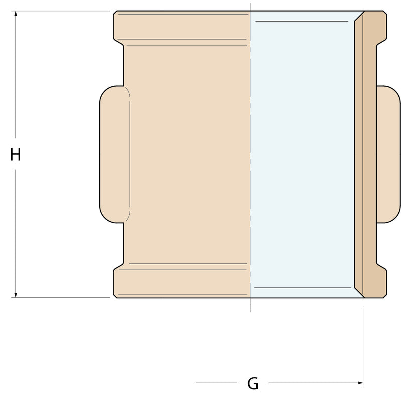 Guidi Verschraubung gerade FF - G 3/8''
