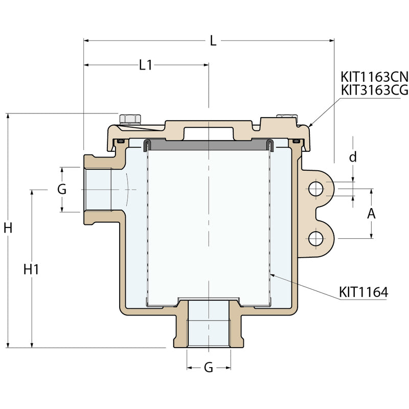 Guidi Wasserfilter „Ionio“ - G 1''1/4