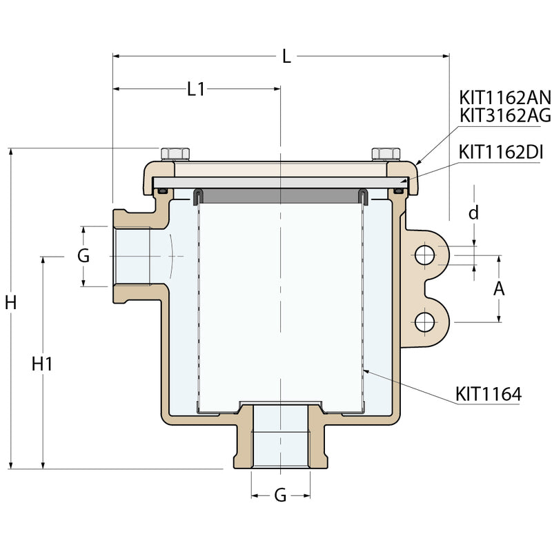 Guidi Wasserfilter „Ionio“ - G 2''