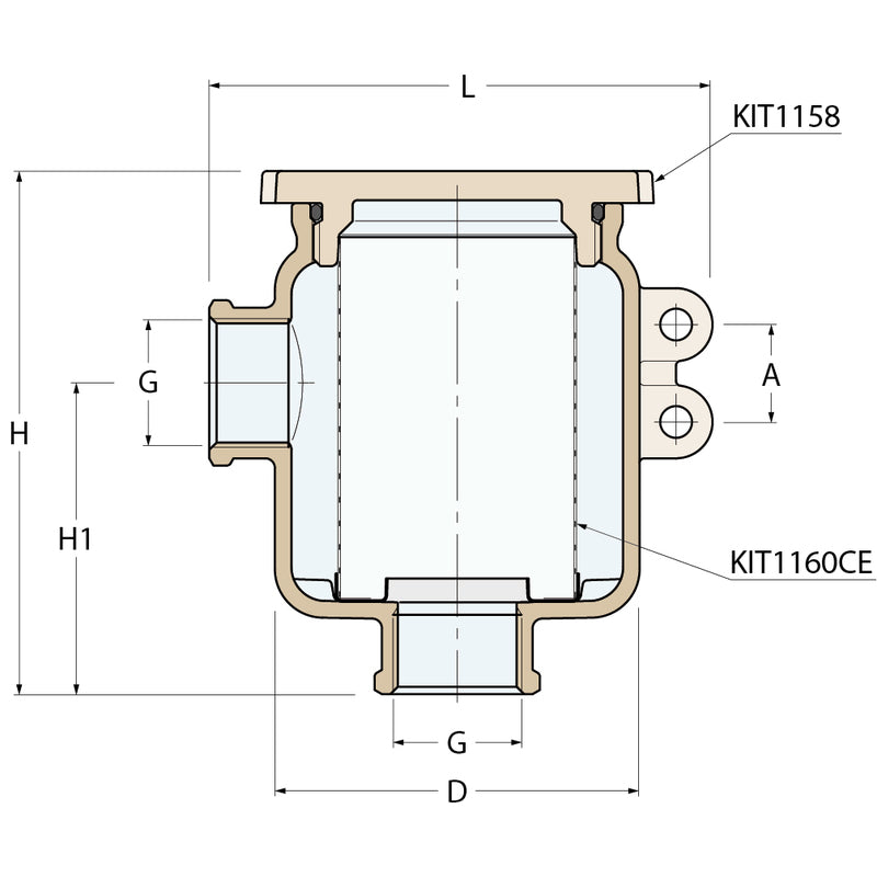 Guidi Wasserfilter „Tirreno“ - G 1''
