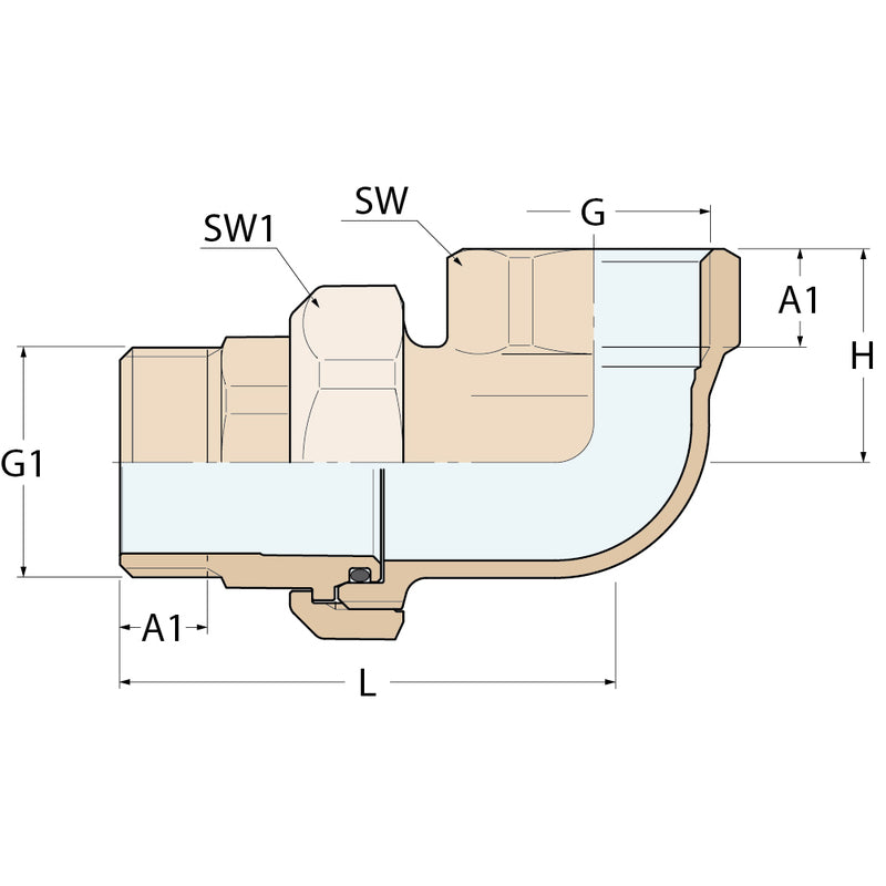 Guidi Winkeldüse-MF konisch - G 1''1/2