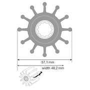 Johnson Impeller für F6 Pumpe, MC97/EPDM