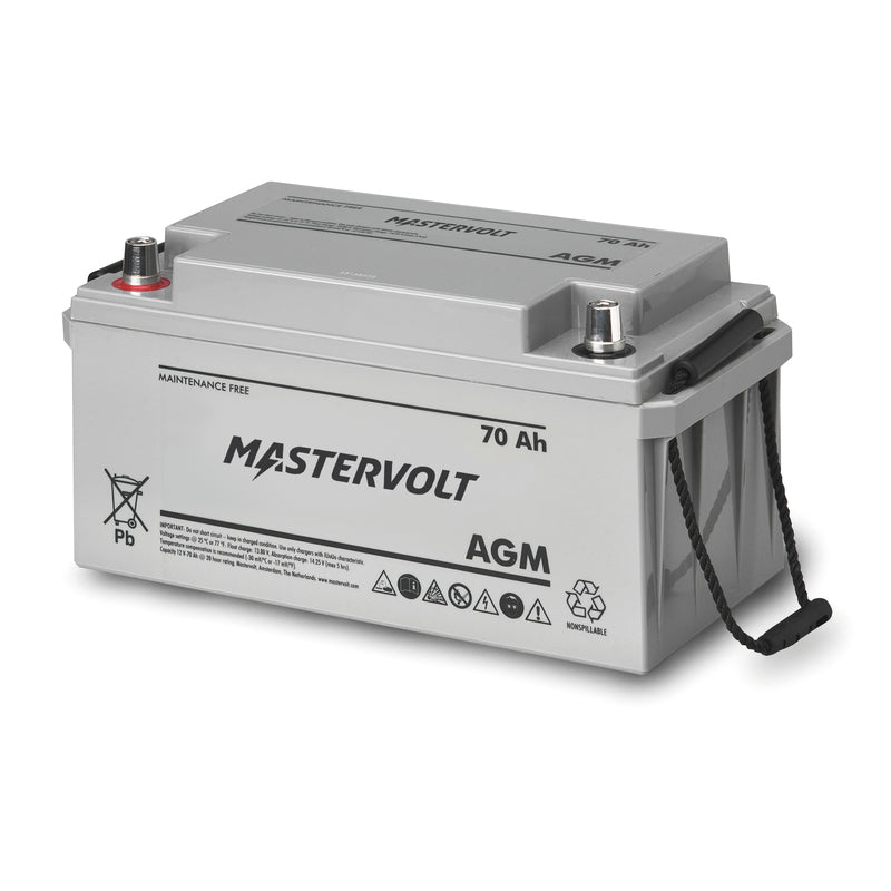 Mastervolt AGM Batterie 12/70, 12 V, 70 Ah, 22 kg