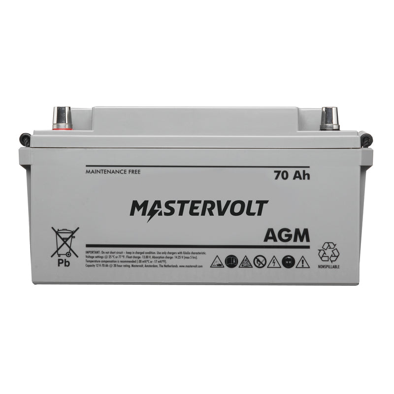 Mastervolt AGM Batterie 12/70, 12 V, 70 Ah, 22 kg