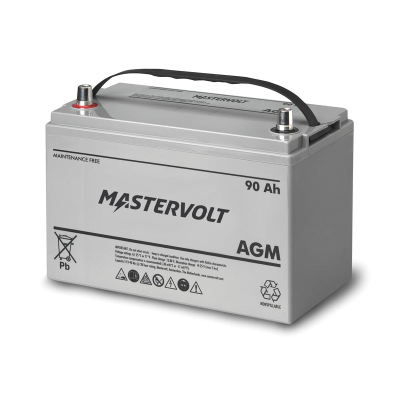 Mastervolt AGM Batterie 12/90, 12 V, 90 Ah, 30 kg
