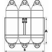 PLASTIMO Fenderkorb Classic 3, für 150mm Fender