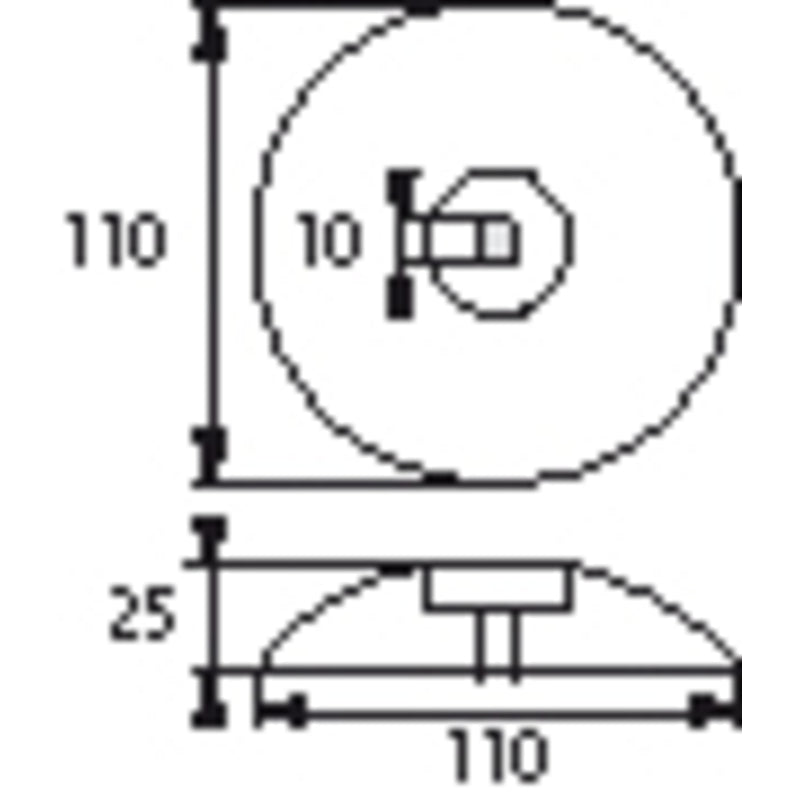 PLASTIMO RUDERANODE MAGNESIUM 110MM DURCHM (X2)