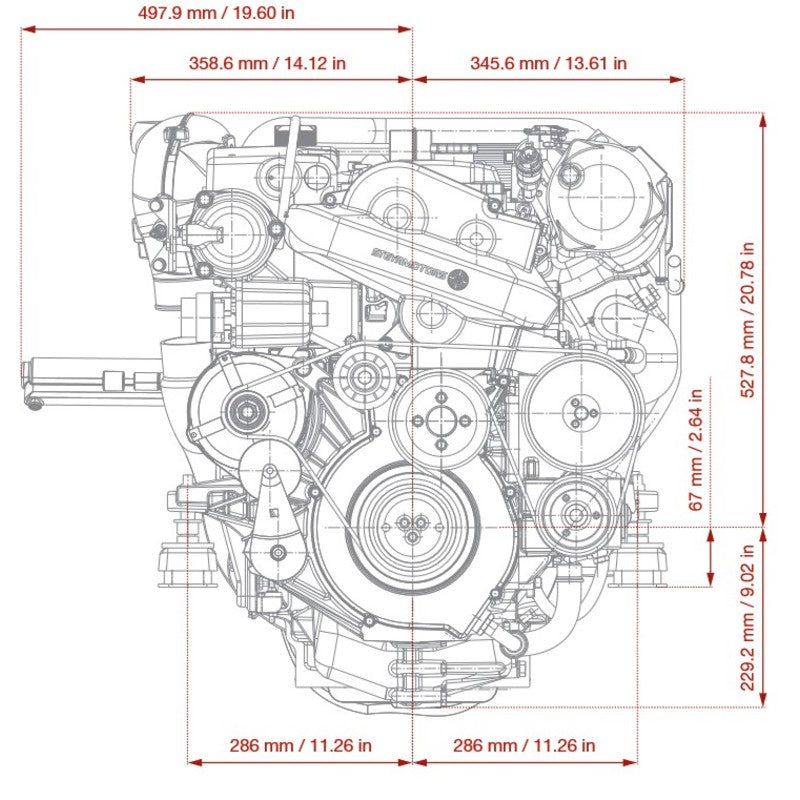 STEYR MARINE MOTOR SE164E40 - 118kW 4000U/min