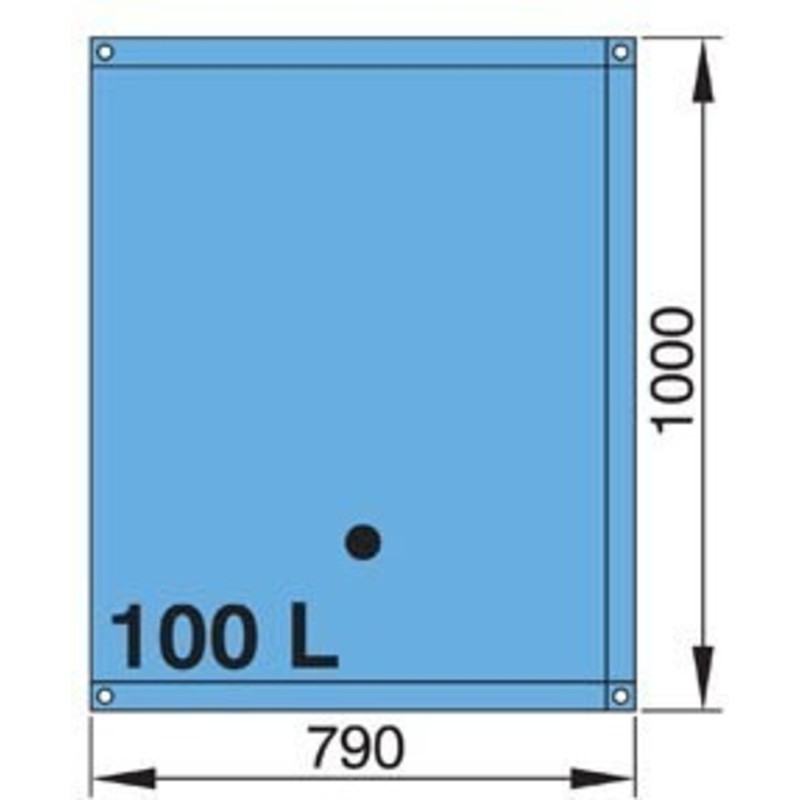Vetus flexibler Wassertank 100 Liter