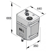 Vetus Schmutzwassertank 80 Ltr.