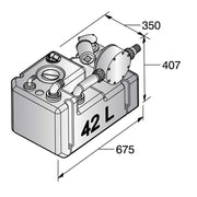 Vetus Schmutzwassertanksystem 42L/24V