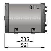 Vetus Warmwasserboiler 31 Ltr. doppelwandig