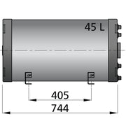 Vetus Warmwasserboiler 45 Ltr. doppelwandig